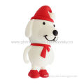 Custom dog shape USB flash drive, made of soft PVC material, OEM orders are welcomeNew